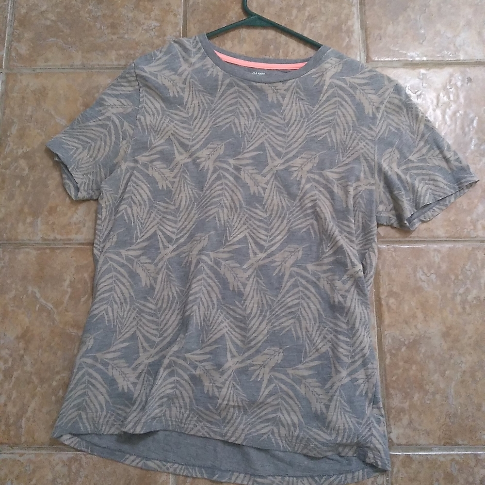 ❤3 for 30 ❤Palm Tree pattern Shirt gray
